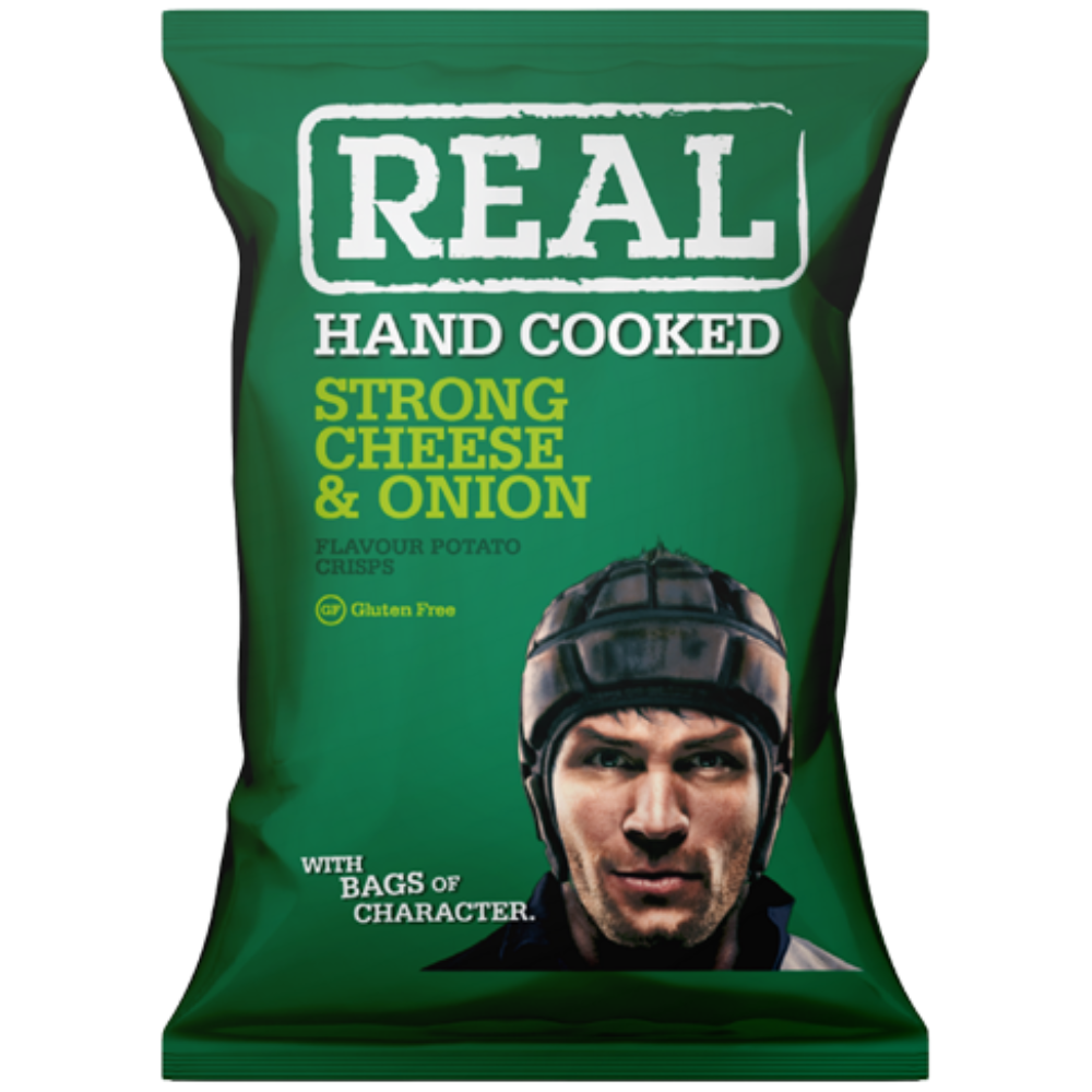 REAL Strong Cheese & Onion 35g