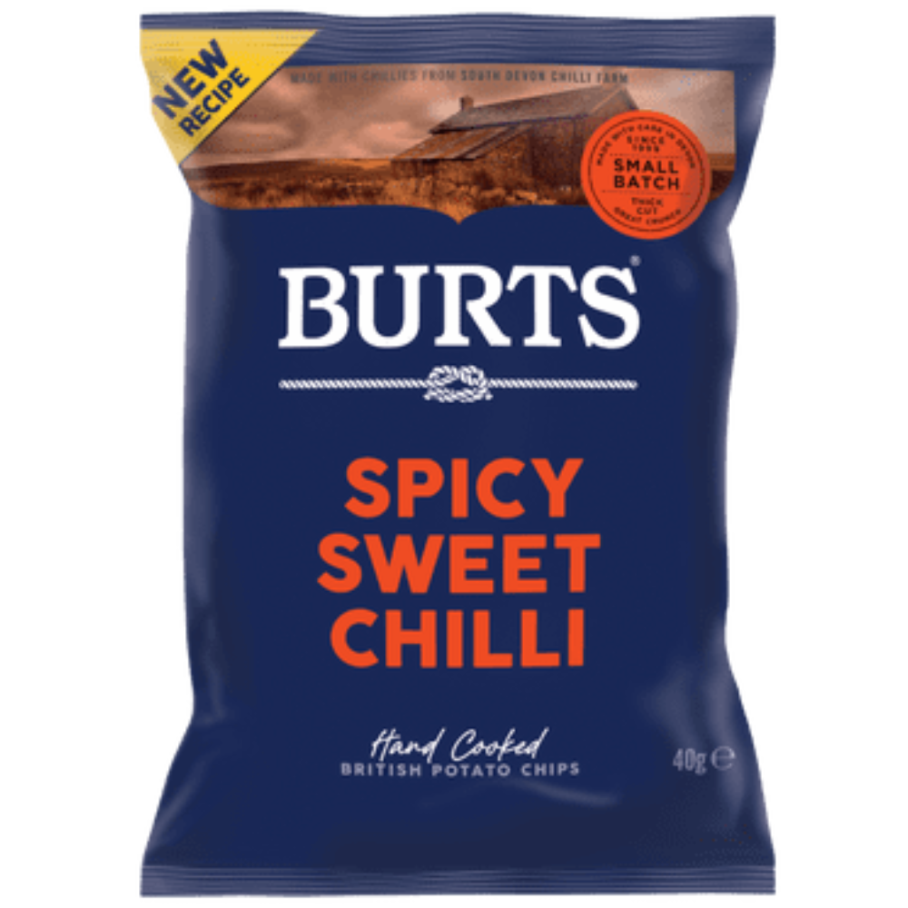 BURTS Spicy Sweet Chilli 20x40g Full Case