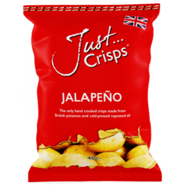 JUST CRISPS - Jalapeno 24x40g Full Case