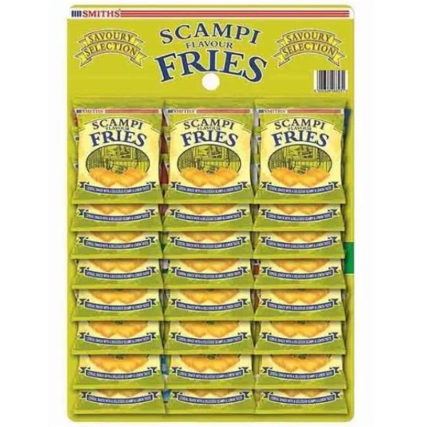 SCAMPI FRIES 24x27g Full Pub Card
