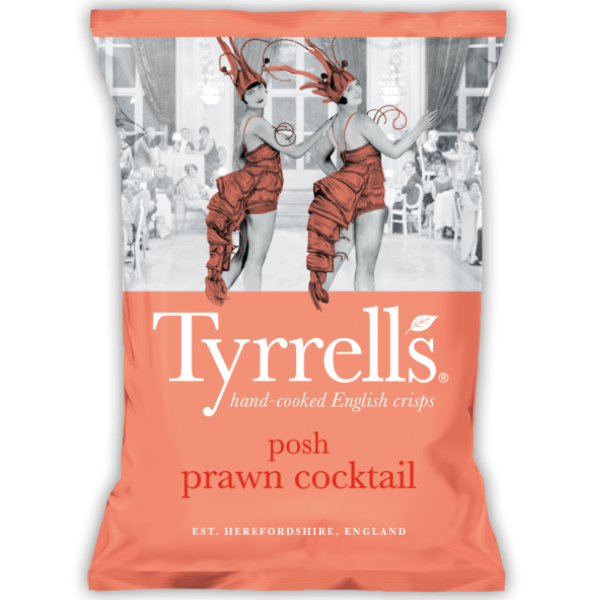 TYRRELLS CRISPS Posh Prawn Cocktail 40g