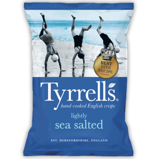 TYRRELLS CRISPS Lightly Sea Salted 40g