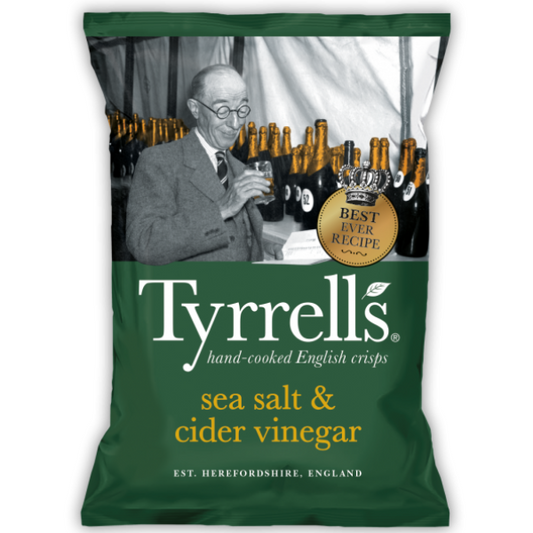 TYRRELLS CRISPS Sea Salt & Cider Vinegar 40g
