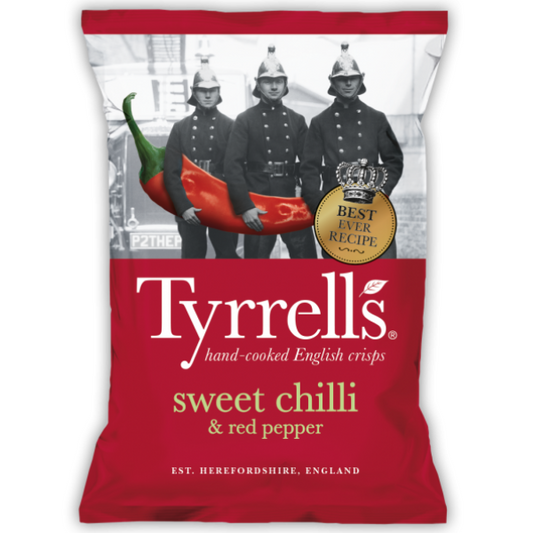 TYRRELLS CRISPS Sweet Chilli & Red Pepper 40g