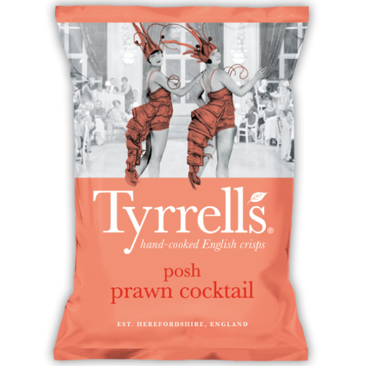 TYRRELLS CRISPS Posh Prawn Cocktail 40g
