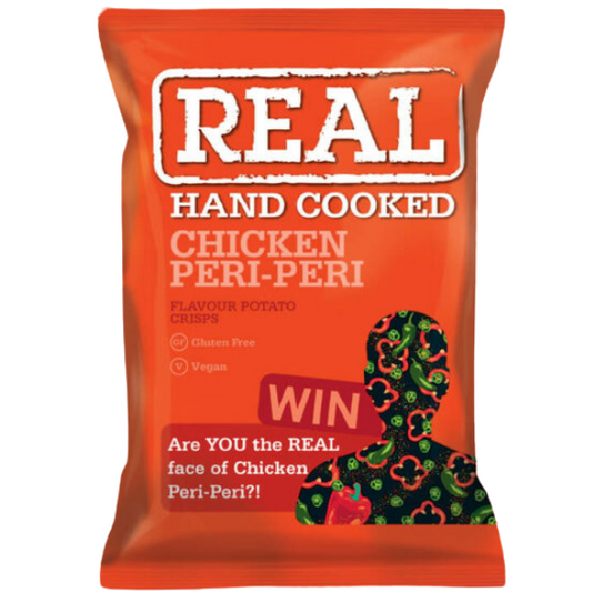 REAL CRISPS Chicken Peri Peri 24x35g Full Case