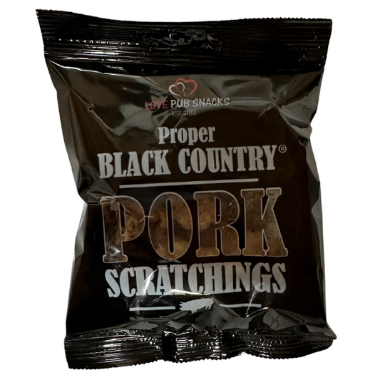 SCRATCHINGS Proper Black Country Pork Scratchings 60g